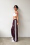 Side Stripe Velour Track Pants for Men - 5