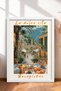 Buongiorno Kubbeli Street Kruvasan Framed Painting Italy Poster Living Room Kitchen Wall Decor Itp127