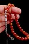 Transparent Orange Squeeze Amber Tassel Rosary