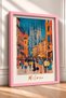 Milan Cathedral Framed Picture in a Starry Night, Italy Poster, Living Room, Kitchen, Wall Decor, Itp135. - 2