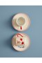 Porcelain 2-Piece Coffee Cup Set with Cherry Design. - 3