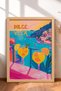 Dolce Vita Cocktail and Seaside View Framed Painting, Italy Poster, Wall Decor, Itp158.