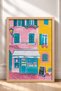 La Dolce Vita Turquoise Framed Poster, Italy Poster, Wall Decor, Itp155. - 3