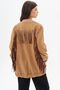 Suede Jacket with Tassel Detail on the Back, Camel Color, 13076. - 7