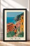Ciao Bella, Women's Framed Painting, Coastal Trail, Italy Poster, Wall Decor, Itp168. - 3