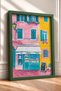 La Dolce Vita Turquoise Framed Poster, Italy Poster, Wall Decor, Itp155. - 2