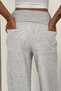 Women's Curly Detailed Barrel Fit Wide Leg Sweatpants - 7