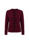 Women's Knit Cardigan with Bicycle Collar Detail 52121065 - 3