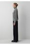 Wool Blend Half-Buttoned Grey Sweater 1720012-83096 - 5