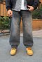 Gravel Charcoal Baggy Fit Jeans for Men - 2