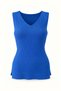V-Neck, Sleeveless, Slim-Fit, Corded Fabric Sweater