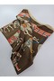 Luxury Voile Silk Scarf with Horse and Belt Pattern, Double-Sided, 70 X 180 Cm. - 5