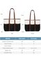 Laptop Tote Bag for Women Work, Teacher Tote Bag Nurse Bag With Large Cup Holder, Utility Professional Computer Bag For Work/Travel/College/Daily, Large Purse Handbag With Multi Pockets - 8