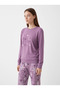 Women's Thermal Pajama Set, Lilac - 2