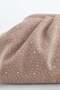 Suede embellished chain strap shoulder bag - 4