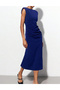 Rochie medie, Bleumarin