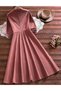 Rochie lunga, Roz - 4