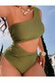 Swimsuit, Green - 2