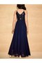 Rochie lunga, Bleumarin inchis - 2