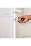 6 Pack White Foam U Shape Door Stoppers for Injury Prevention - 5