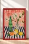 La Dolce Vita Lemon and Floral Still Life Framed Painting, Italy Poster, Wall Decor, Itp177. - 3