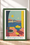 Buongiorno, Framed Tabletop Painting with a Port View, Italy Poster, Wall Decor, Itn008. - 3