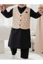 Suit, Black/Cream