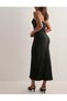 Rochie medie, Negru - 4