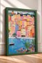 Portofino Harbor and Tropical Plants Framed Poster, Italy Poster, Living Room, Kitchen, Wall Decor, Itp191. - 2
