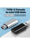 USB C to Mini USB Adapter 2 Pack Charge Sync for Camera GPS - 3