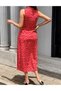 Rochie medie, Rosu - 2