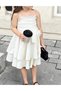 Rochie, crem - 2