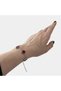 Claret Red Clover Silver Steel Bracelet - 2