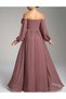 Rochie lunga, Roz pudra inchis - 5