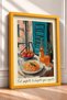 Eat Spaghetti – Spaghetti-Themed Table Setting – Framed Poster – Italy Poster – Wall Decor – Itp171 - 2