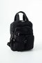 Ultra Lightweight, Multi-Pocket Backpack and Clutch Bag, Compact Design, Black – (571-5J) - 3