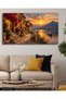 Floral Town and Sunset Sea View – One-Piece Canvas – Canvas Painting - 6