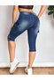 Three-quarter pants, Blue - 4