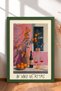 In Vino Veritas Wine and Orange Table Framed Poster, Italy Poster, Wall Decor, Itp175.