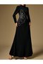 Rochie lunga, Negru - 4