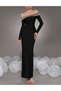 Rochie lunga, Negru - 3