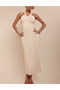Rochie medie, Crem - 3