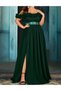 Rochie lunga, Verde inchis - 4