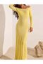 Rochie lunga, Galben - 4