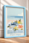Mare Magico – Seafood Table with Inscription – Framed Painting – Italy Poster – Wall Decor – Itn023 - 2