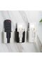 White 5pcs Plastic Wall Mounted Remote Control Holders Space Saving Organizer - 4