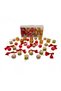 40-Piece Assorted Christmas Tree Ornament Set – Red and Glittery Balls, Gift Wraps, Bows with Bow Detail, and Drum-Shaped Christmas Tree Ornaments - 2