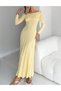 Rochie lunga, Galben