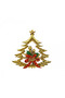 18 cm Gold Christmas Tree Ornament with Figure – Star-Shaped, with a Red Ribbon, and "Merry Christmas" Inscription - 2