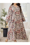 Rochie lunga, Mix culori